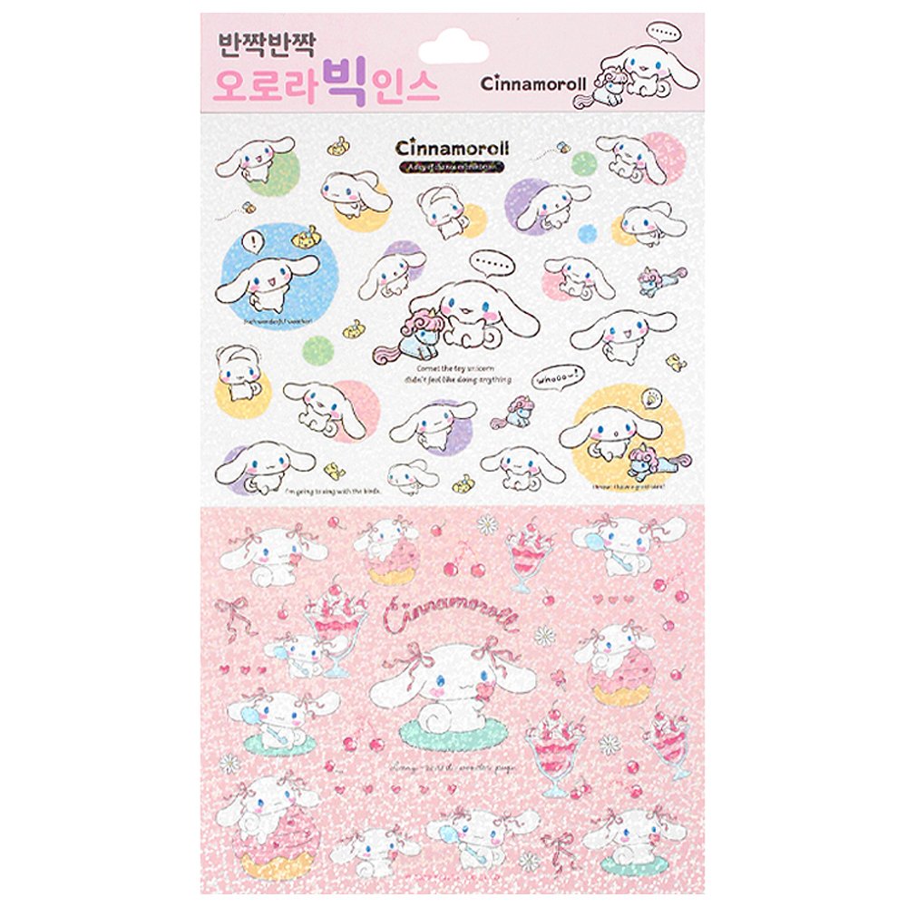 Sanrio Character Big Holographic Shiny Deco Scrapbook Cutting Sticker Sheets 1PC - Picture 10 of 11