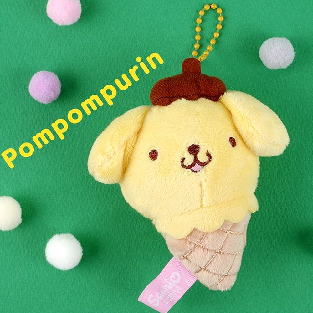 Personajes Sarino Cono de Helado Animales de Peluche Dije Llavero Juguete - Imagen 9 de 9