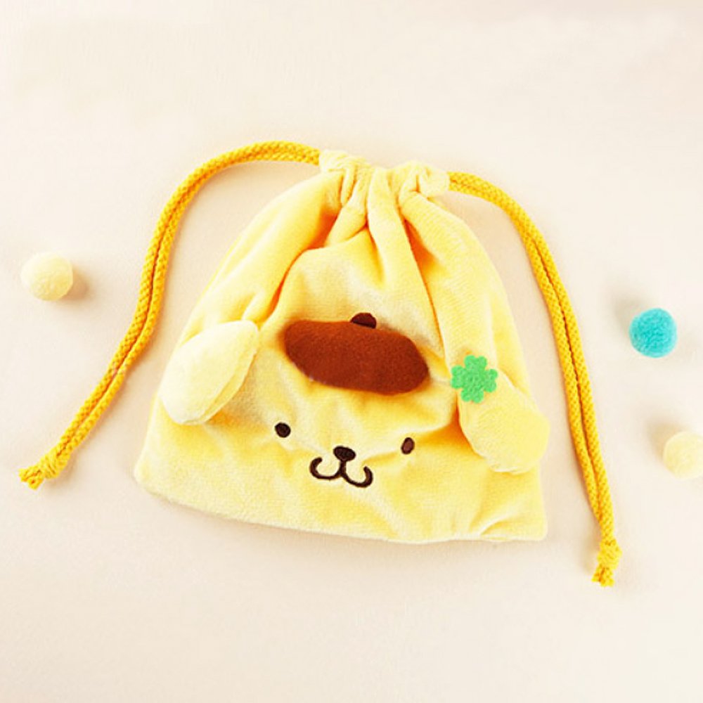 Sanrio Characters My Melody Kuromi Drawstring Makeup Travel Multi Pouch (1PC) - Picture 9 of 9