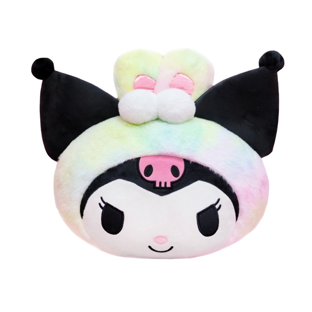 Sanrio Characters Rainbow Cute Face Cushion Stuffed Plush Pillow (1pc) - Picture 3 of 4