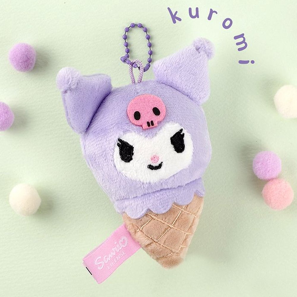 Personajes Sarino Cono de Helado Animales de Peluche Dije Llavero Juguete - Imagen 7 de 9