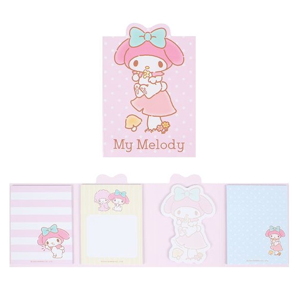 Juego de 4 almohadillas de notas adhesivas surtidas de Sanrio My Melody (1 pieza) - Imagen 10 de 10
