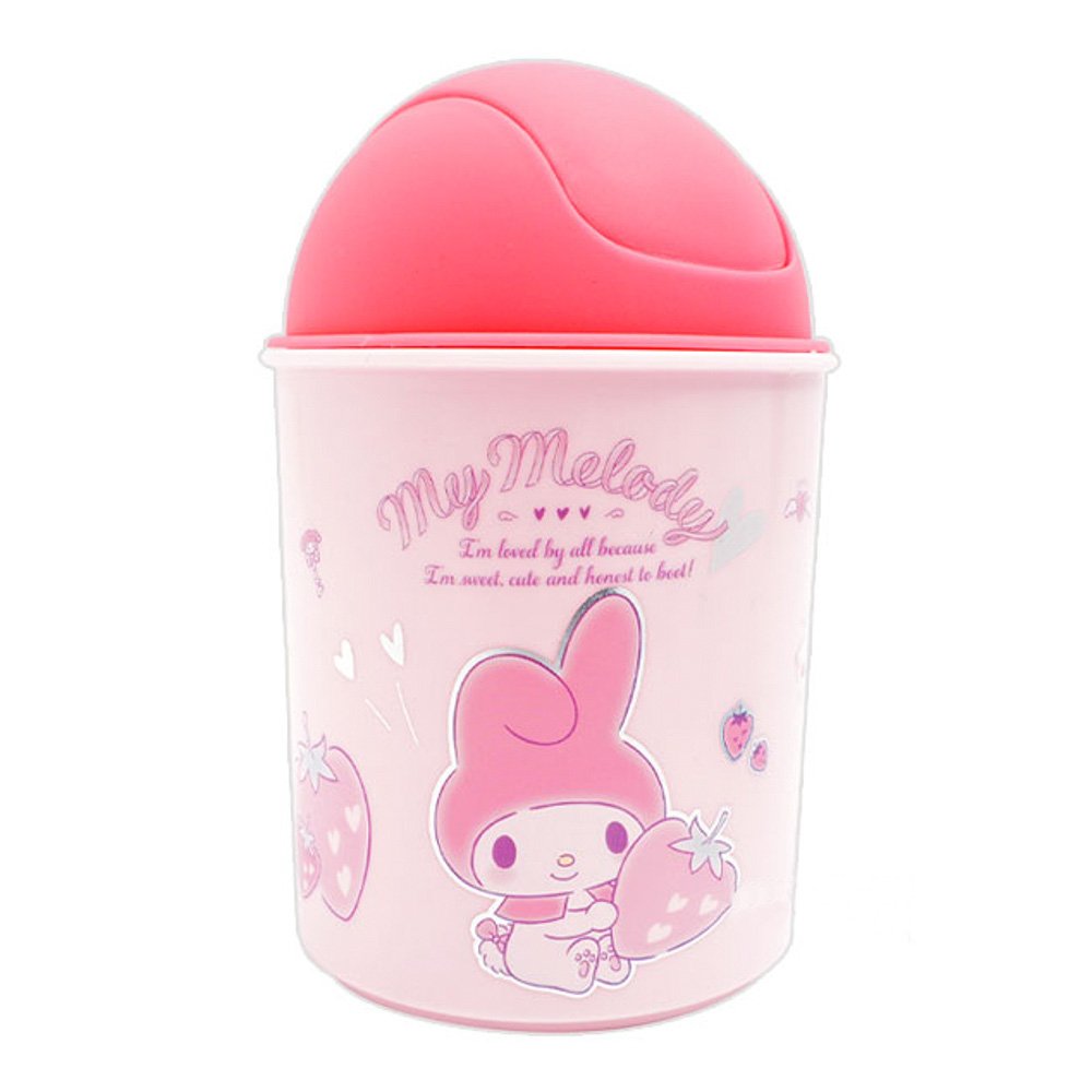 Sanrio Characters Desktop Trash Waste Bin w/ Swing Lid (1PC) - Picture 6 of 6