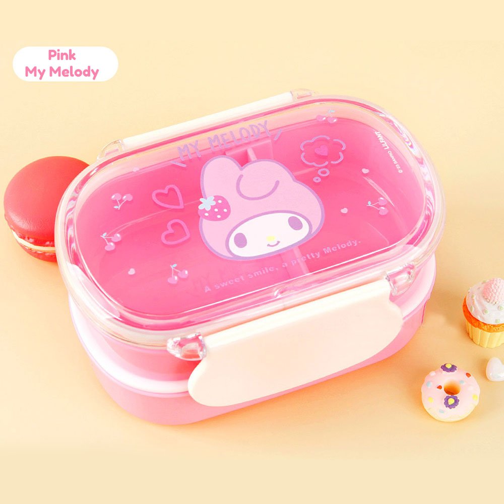 Sanrio Characters Cute Bento Lunch Box Container, Food Container Lunch School - Picture 7 of 8