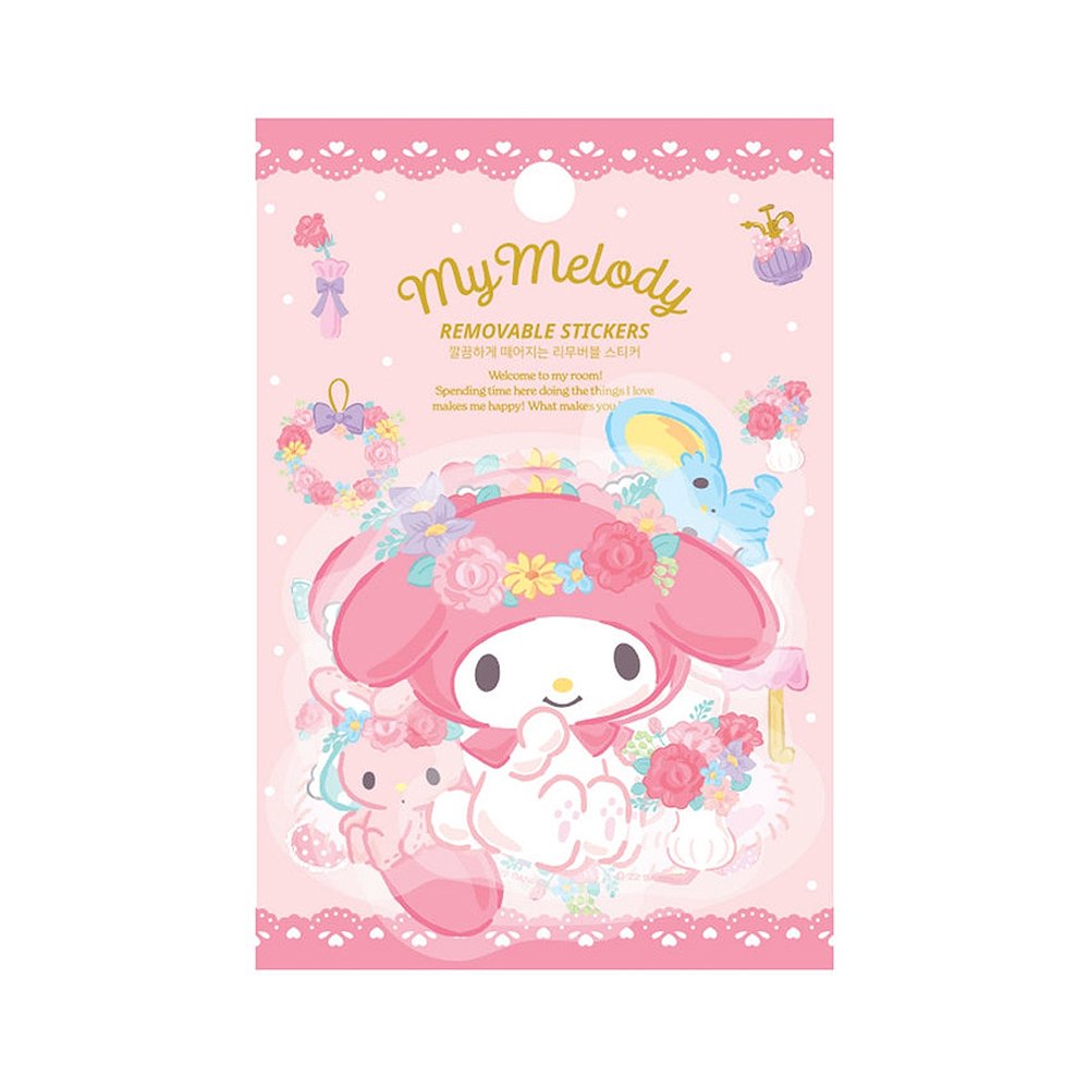 Paquete de pegatinas extraíbles holograma arco iris grande de personajes Sanrio (1 paquete) - Imagen 8 de 8