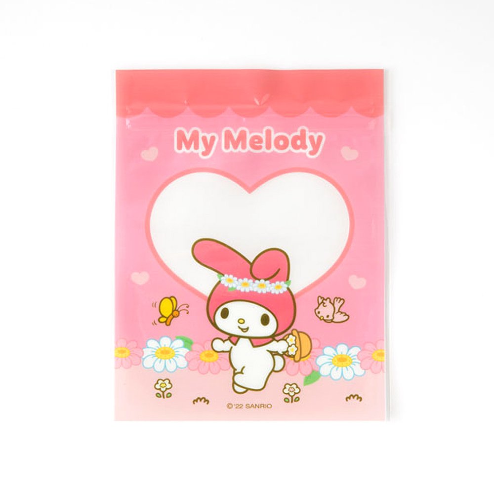 Juego de 10 piezas de bolsa con cremallera reutilizable con ventana de corazón de personajes Sanrio - Imagen 17 de 19