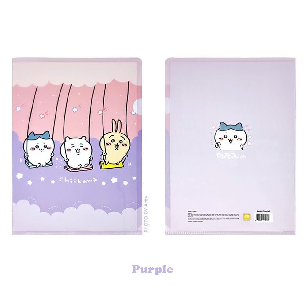Organizador de papel de archivo de carpeta Chiikawa L, carpeta para trabajo, escuela, hogar, oficina - Imagen 5 de 5