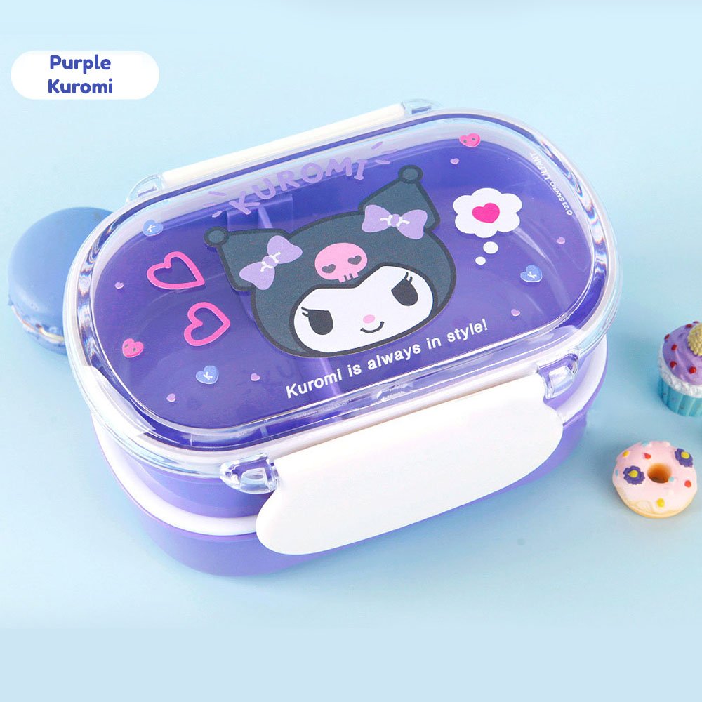 Sanrio Characters Cute Bento Lunch Box Container, Food Container Lunch School - Picture 8 of 8