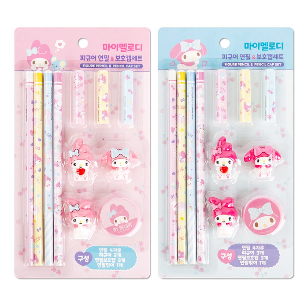 10Pcs Sanrio Straw Toppers Hello Kitty Kuromi PVC Pencil Cap Pen