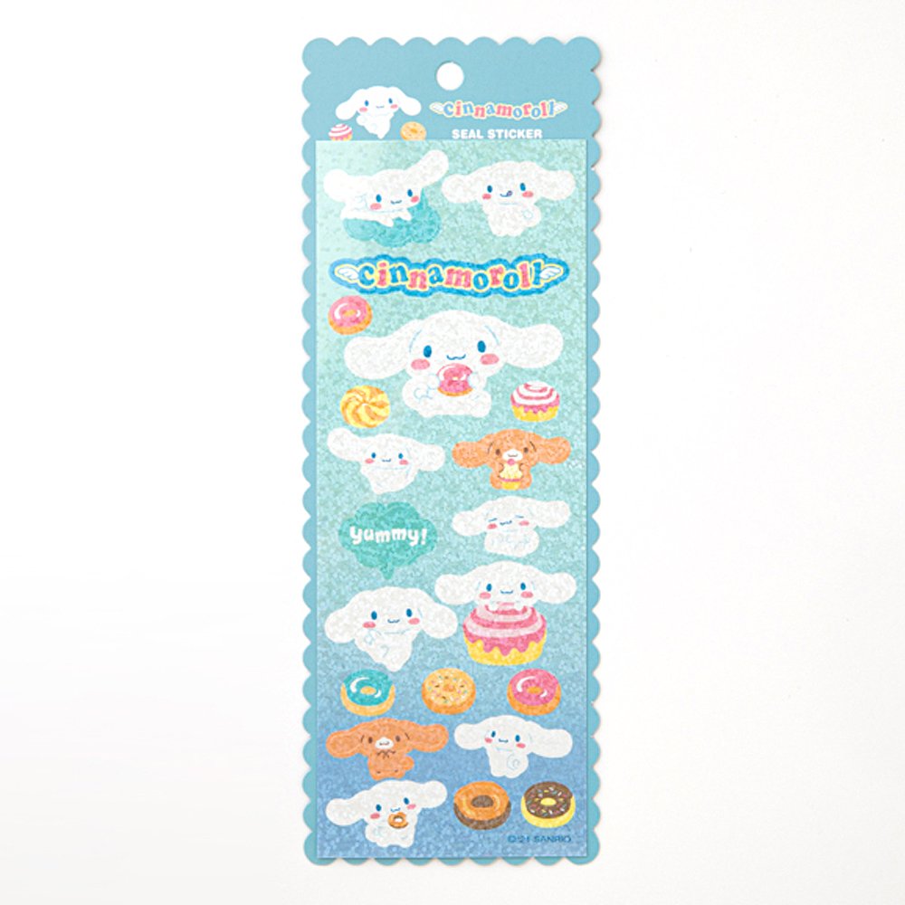 Hoja de pegatinas decorativas sello holográfico parpadeante de personajes Sanrio (1 pieza) - Imagen 11 de 15