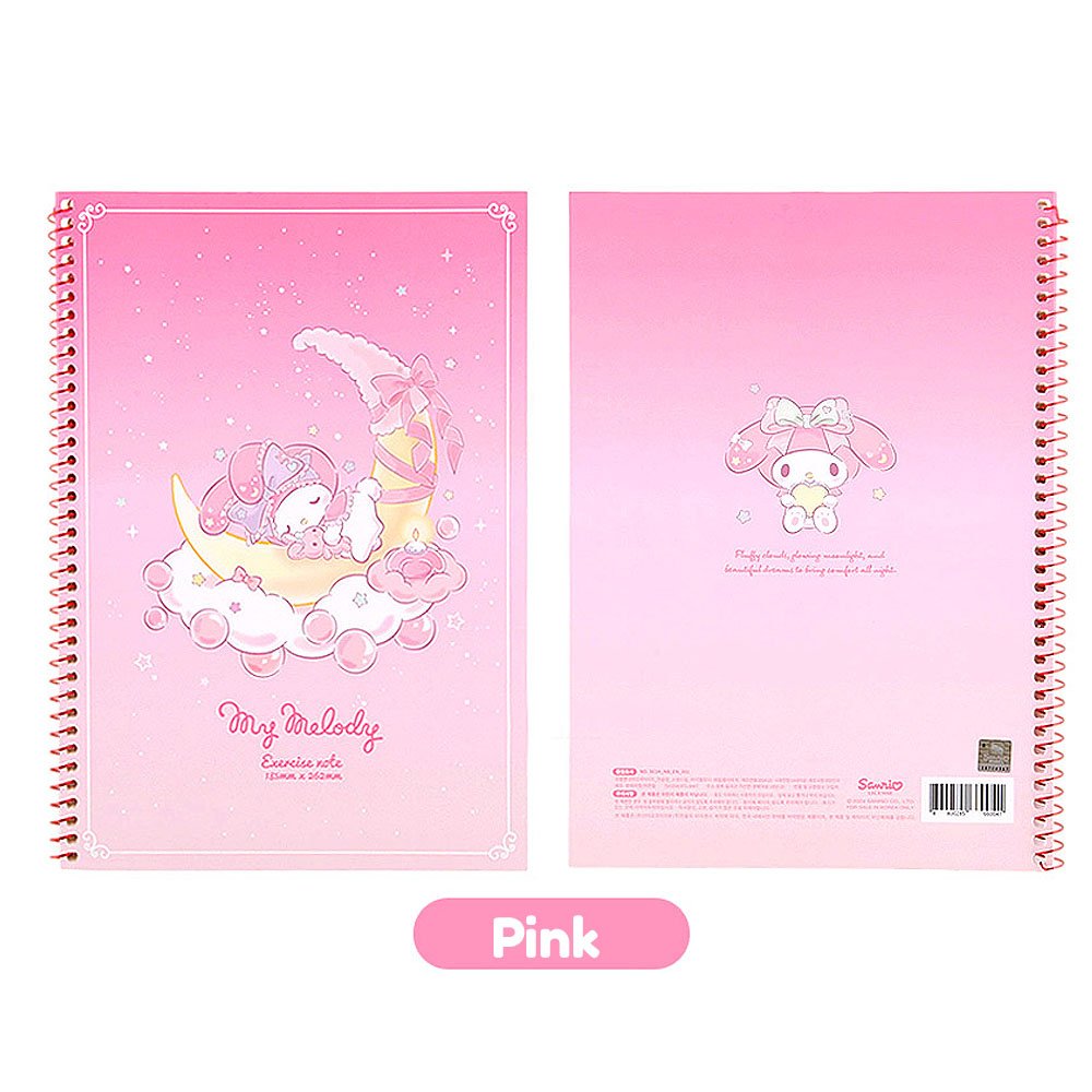 Sanrio Characters Sweet Dream Blank Spiral Exercise Notebook Sketchbook - Picture 7 of 8