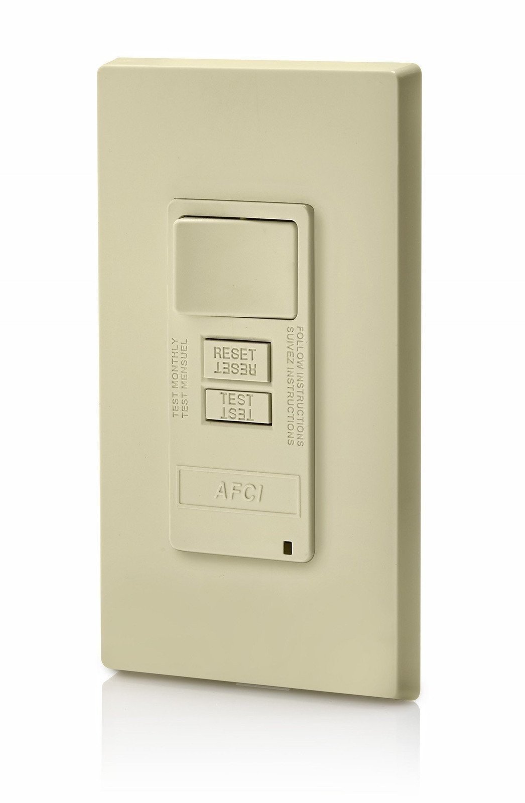 Leviton AFCI/Switch Combination, 15 Amp, Self Test, LED Indicator Light,... - Picture 3 of 5