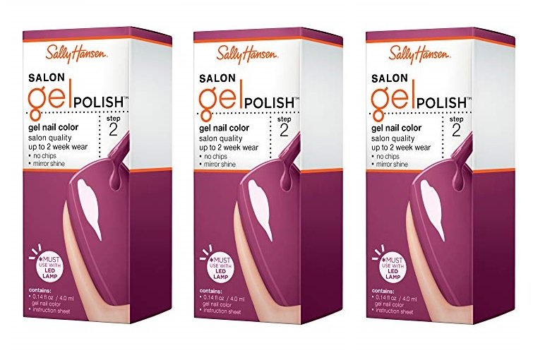 (Pack 3) Sally Hansen Salon Gel Polish Step 2 Gel Nail Color YOU CHOOSE - Picture 5 of 8