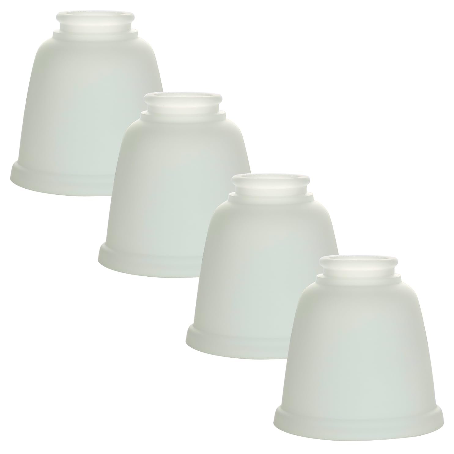LIGHTACCENTS Ceiling Fan Light Covers For Ceiling Fan Light Kit - Clear Wave... - Picture 27 of 27