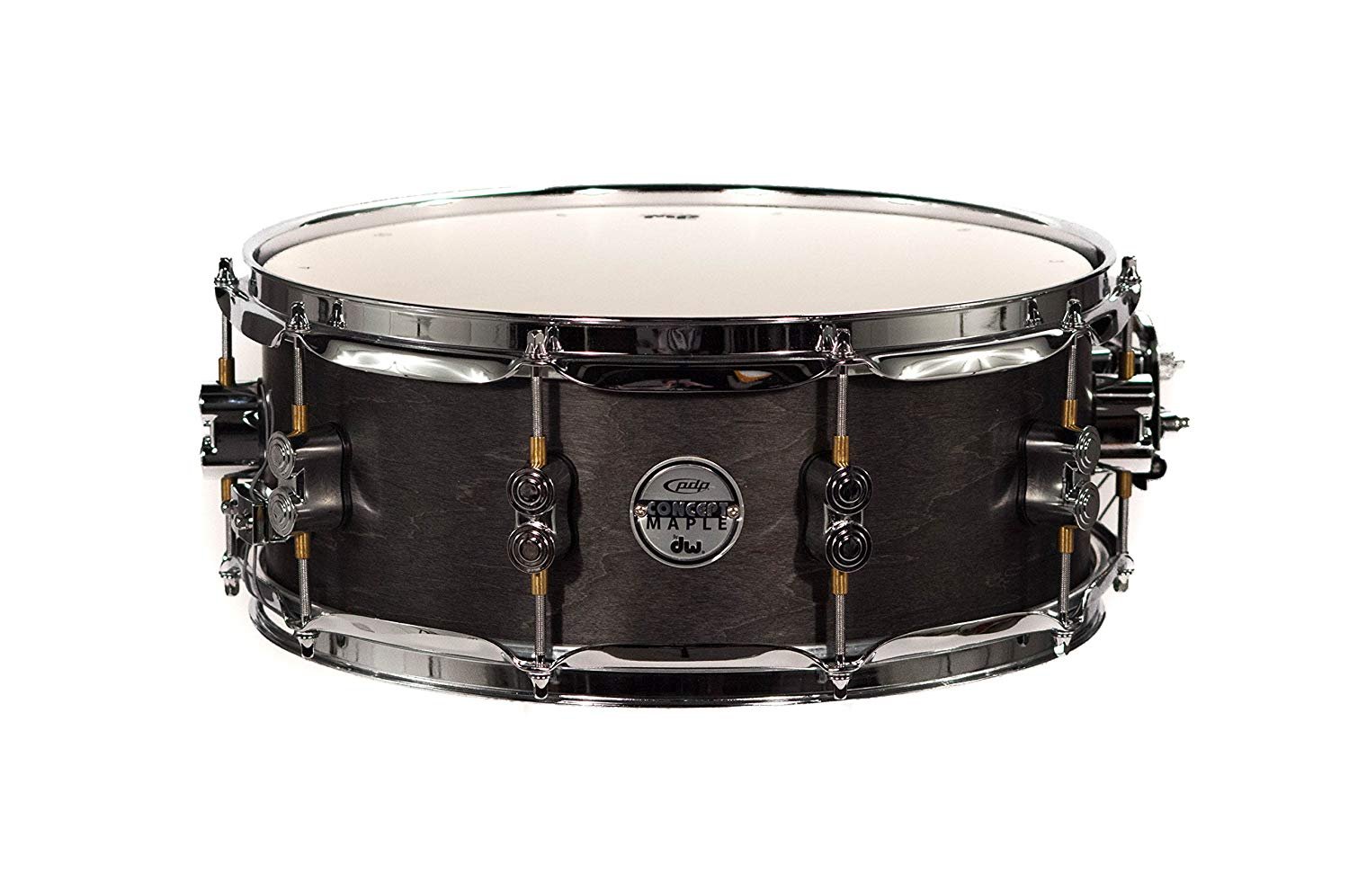 PDP By DW Black Wax Maple Snare Drum 7x13 | eBay