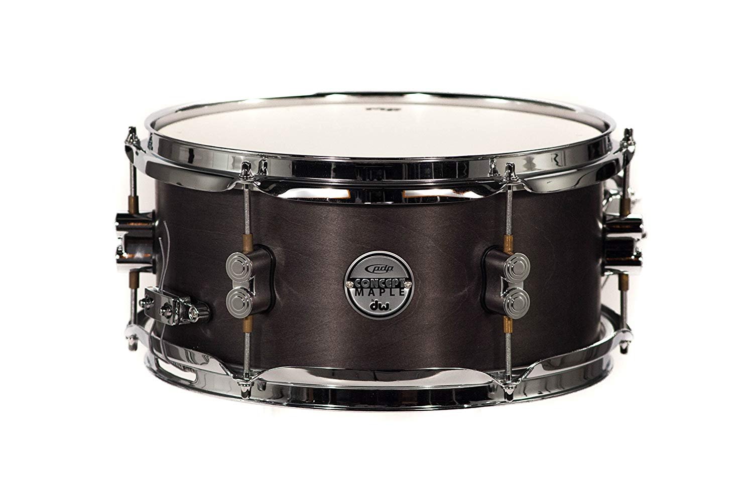 PDP By DW Black Wax Maple Snare Drum 7x13