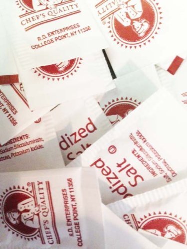 Chef’s Quality Individual Salt Packets – Portable Salt Packets – OU-Kosher