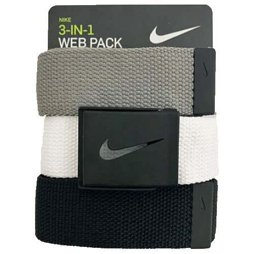 Nike Golf Premium Leather G-Flex Belt Men's White Size 36 S5049100  Pre-Owned