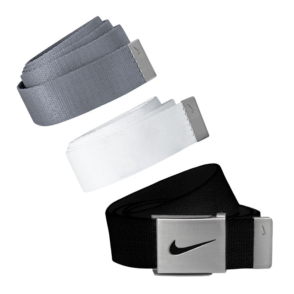 Nike Golf Men's 3 in 1 Web Pack Belts, One Size Fits Most - Select Colors