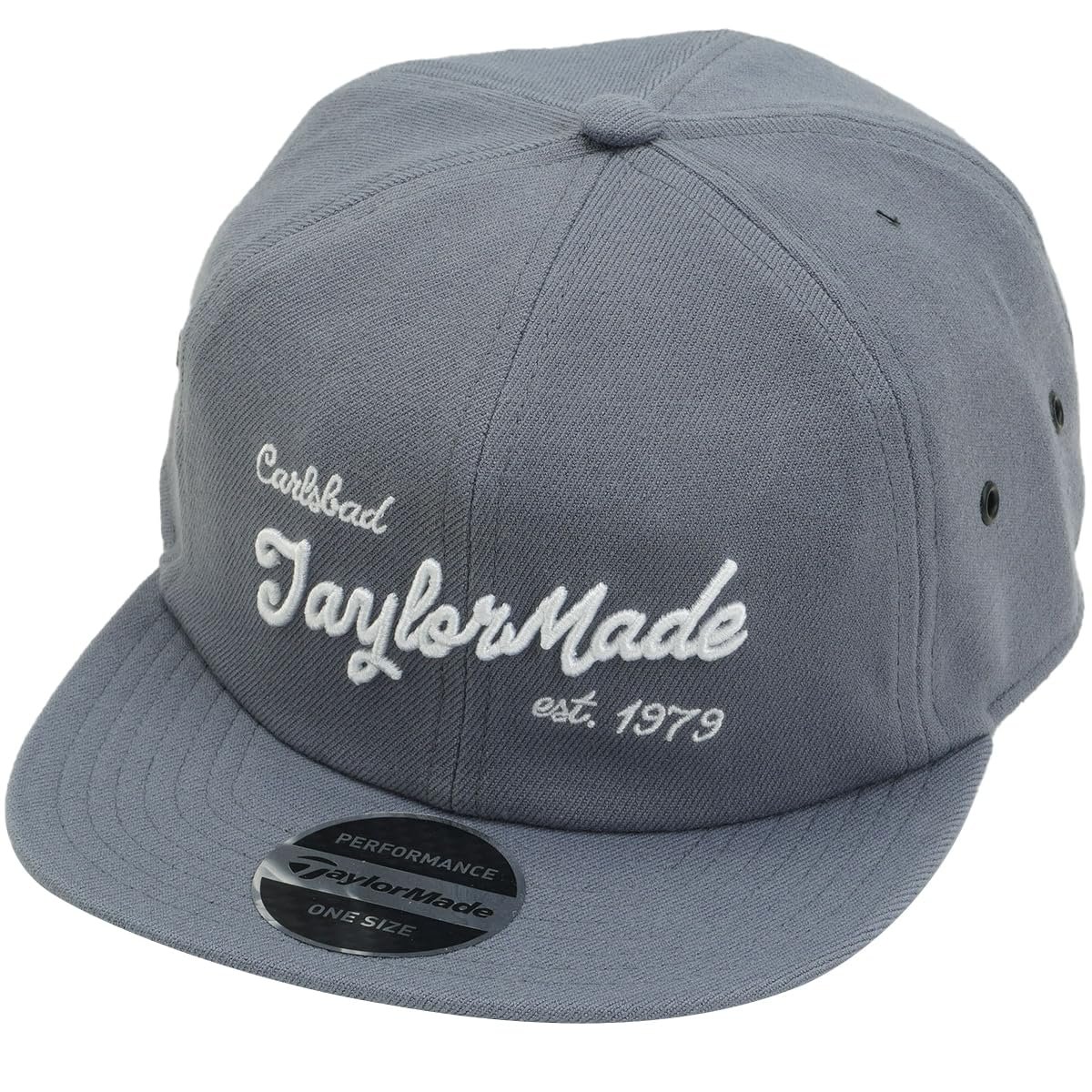 TaylorMade Men's Flat Bill Vintage Low Crown Adjustable Hat Cap | eBay