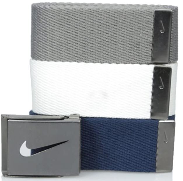 2 Qty Nike Golf Belt, One Blue, One Black - clothing & accessories