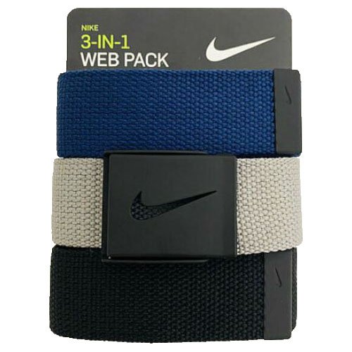 colisión Competir tinción Nike Golf Men&#039;s 3 in 1 Web Pack Belts, One Size Fits Most - Select  Colors | eBay