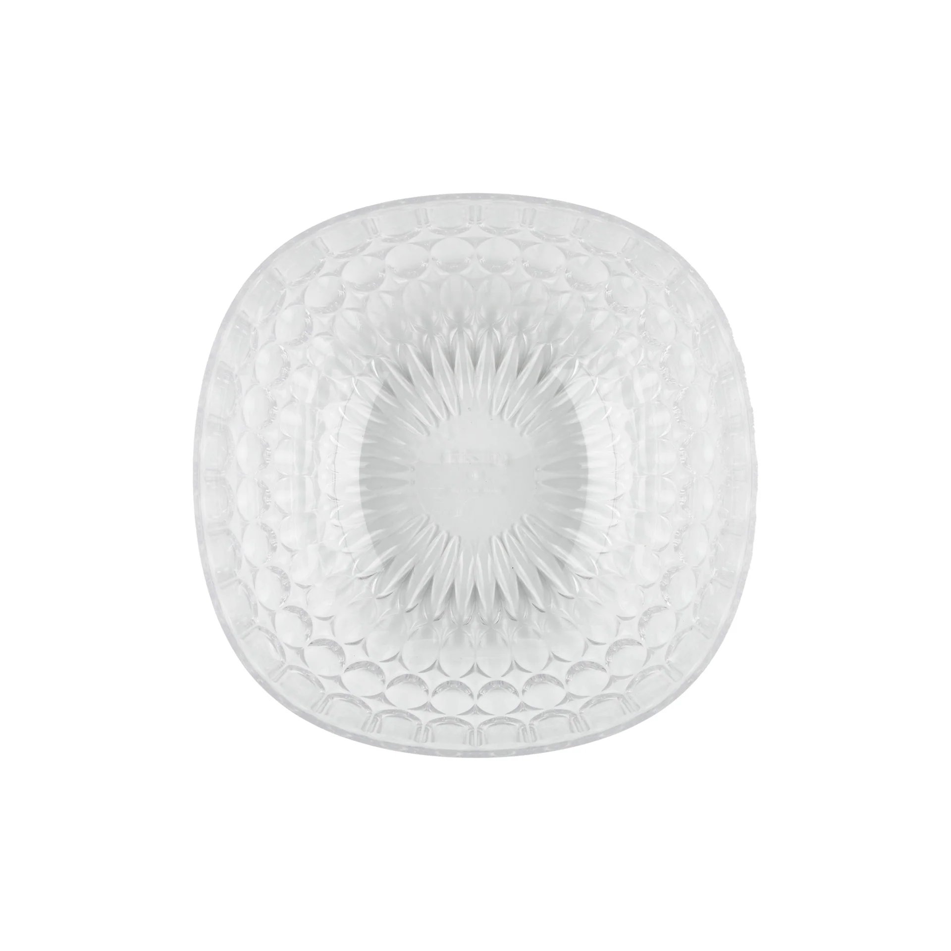 Guzzini Bowl Vanity Clear 9.8" Stackable Bio-Base Acrylic Crystal for Salads... - Picture 2 of 9
