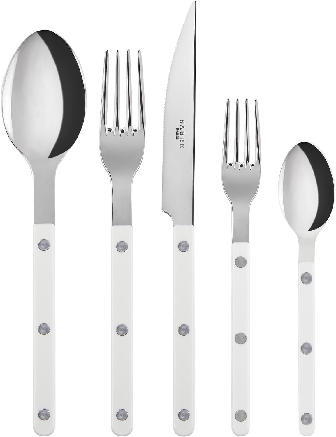 SABRE PARIS - 20-Piece Flatware Set For 4 - Bistrot Collection - Knives,... - Picture 19 of 19
