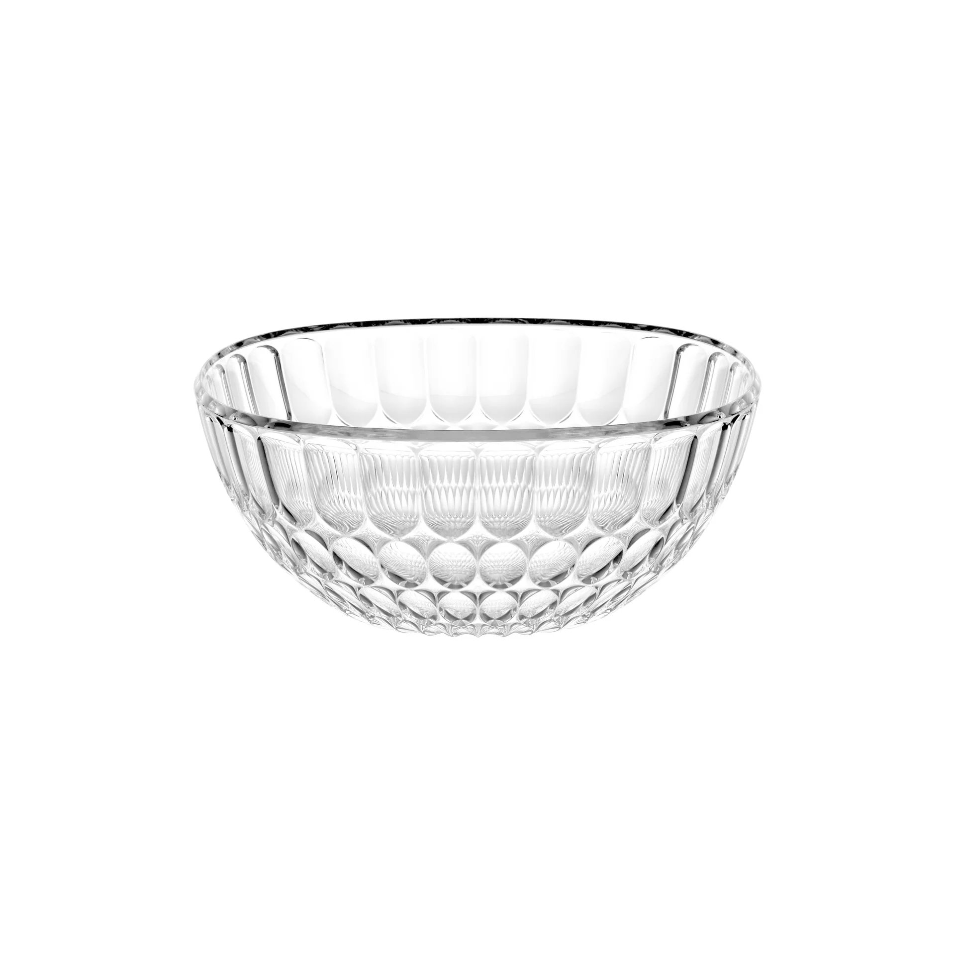 Guzzini Bowl Vanity Clear 9.8" Stackable Bio-Base Acrylic Crystal for Salads... - Picture 1 of 9