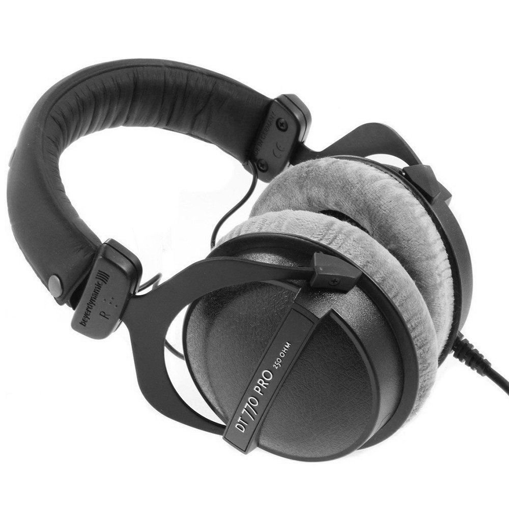 Beyerdynamic DT 770 PRO Closed Back Headphone + Antlion ModMic 4.0