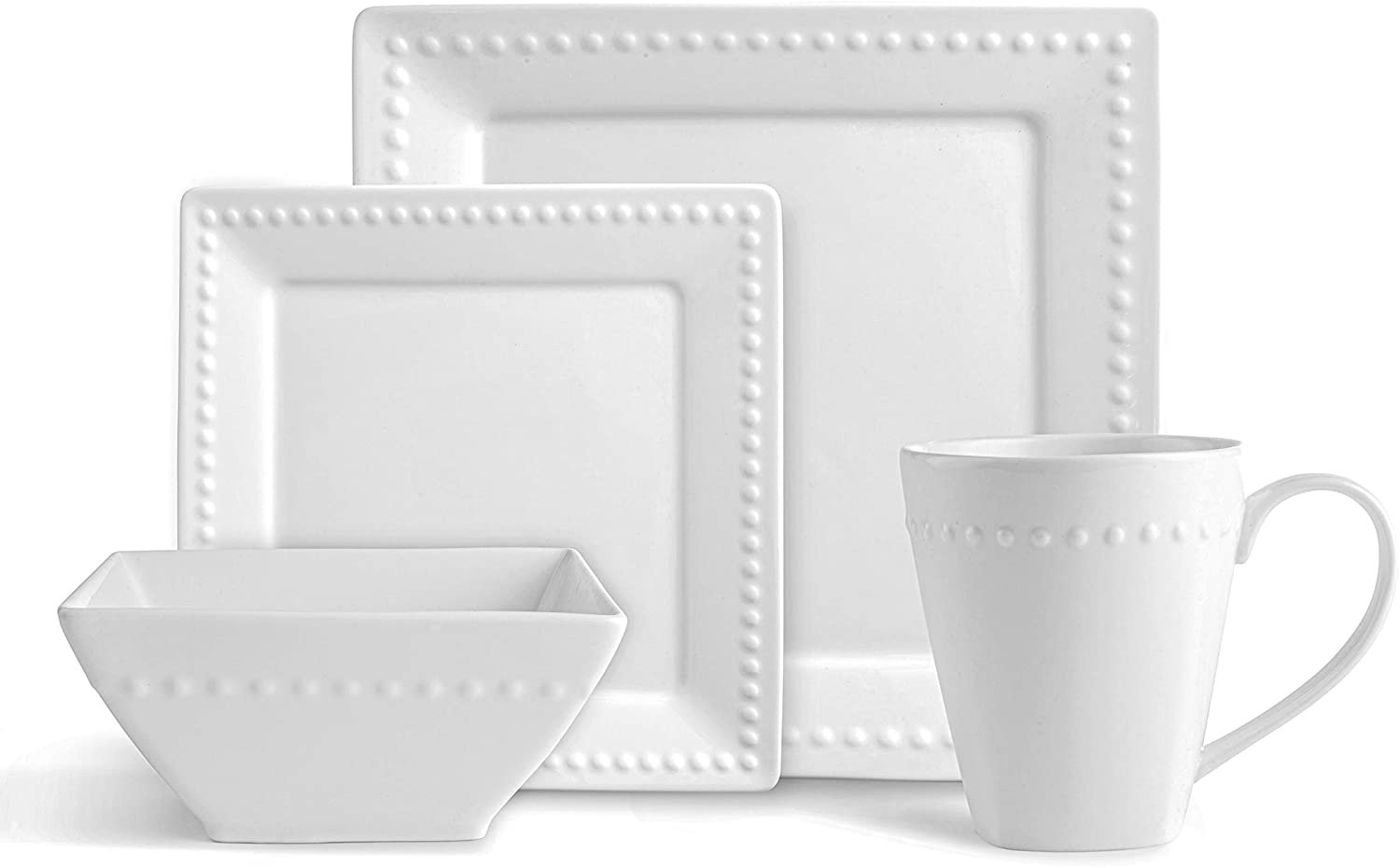 Square 2024 white dishes