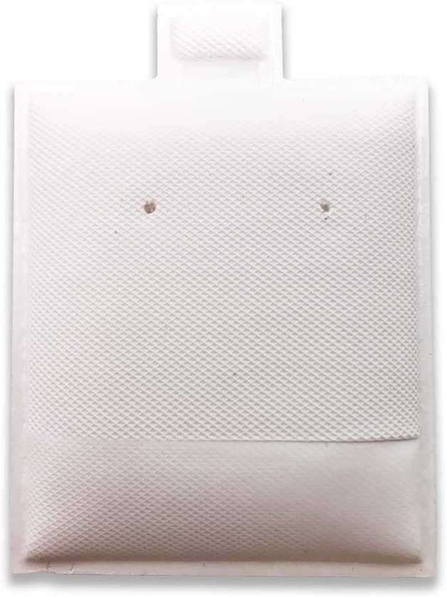 Expositor de joyas para tarjetas pendientes almohadilla blanca soplada de 100 piezas - Imagen 27 de 28