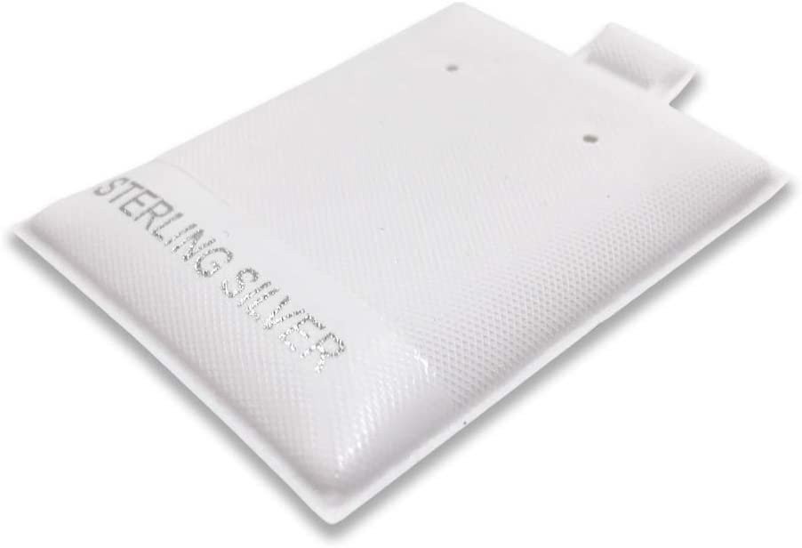 100 Pcs White Puff Pad Earring Card Jewelry Display - Picture 20 of 28