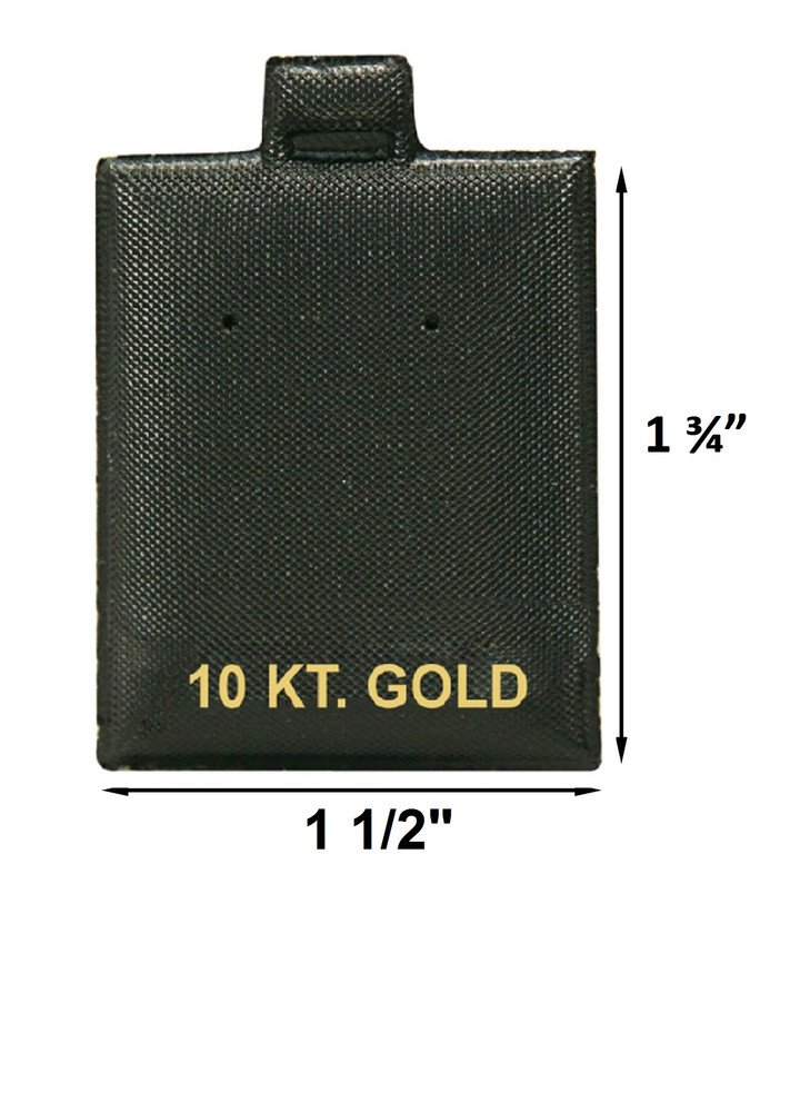 Expositor de joyas para tarjetas pendientes almohadilla soplada negra de 100 piezas - Imagen 20 de 23