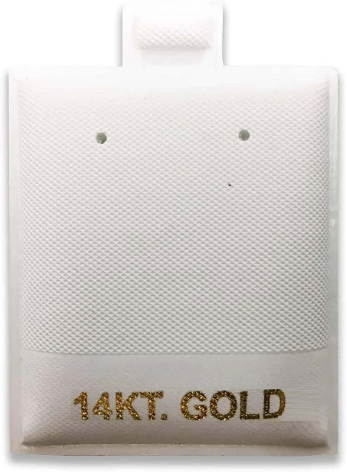 100 Pcs White Puff Pad Earring Card Jewelry Display - Picture 1 of 28