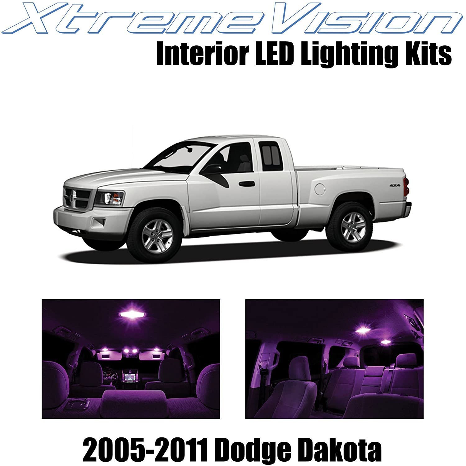 XtremeVision Interior LED for Dodge Dakota 2005-2011 (8 pcs) - Picture 18 of 31