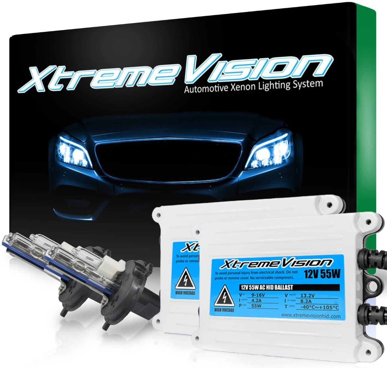 XtremeVision 55W AC Xenon Bundle with Slim AC Ballast (1 Pair) - Bi-Xenon H4... - Picture 22 of 26