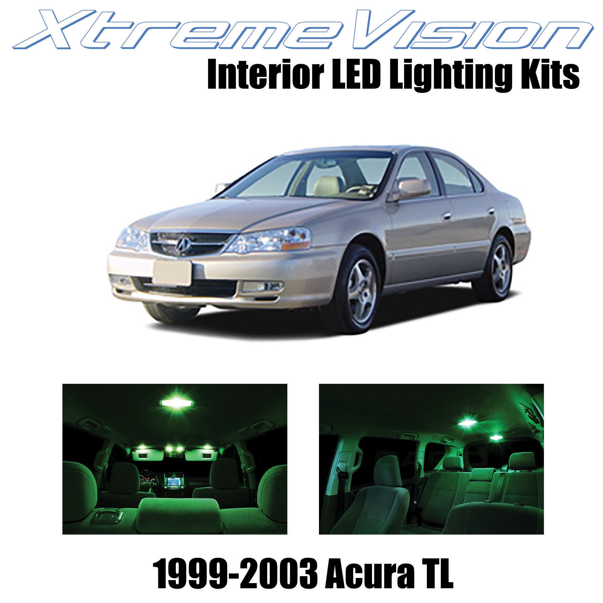 XtremeVision Interior LED for Acura TL 1999-2003 (10 pcs) - Foto 14 di 36