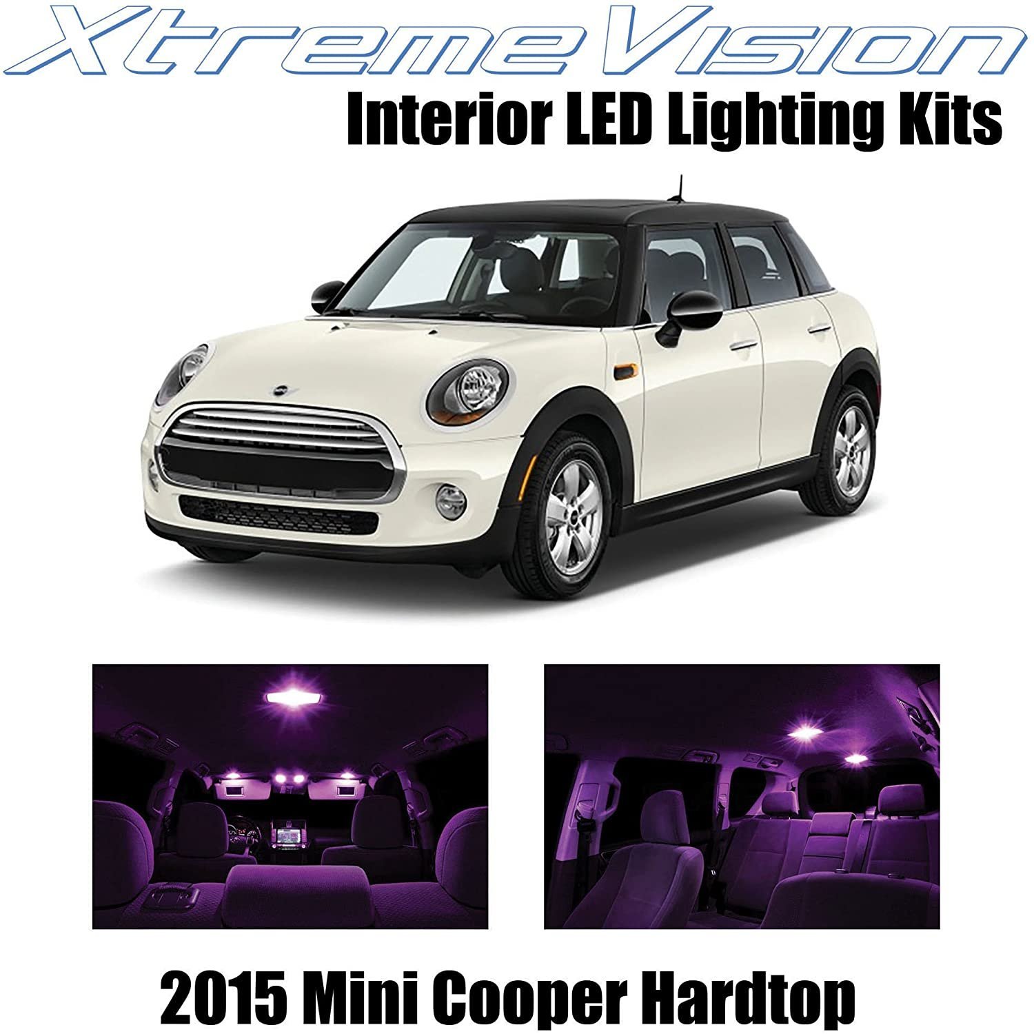 XtremeVision Interior LED for Mini Cooper 2015+ Hardtop 4 Doors (7 pcs) - Foto 18 di 31