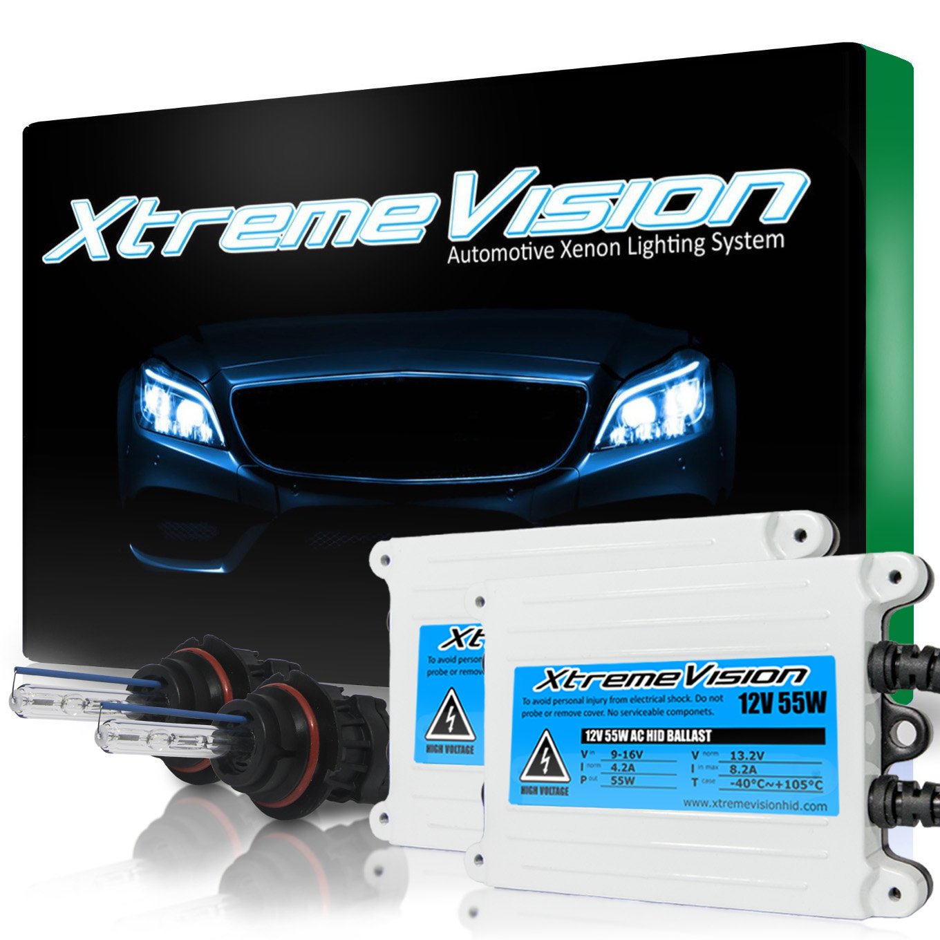 XtremeVision 55W HID Kit Xenon Light H11 H4 9006 9005 H1 H7 H13 9004 9007 - Picture 46 of 50