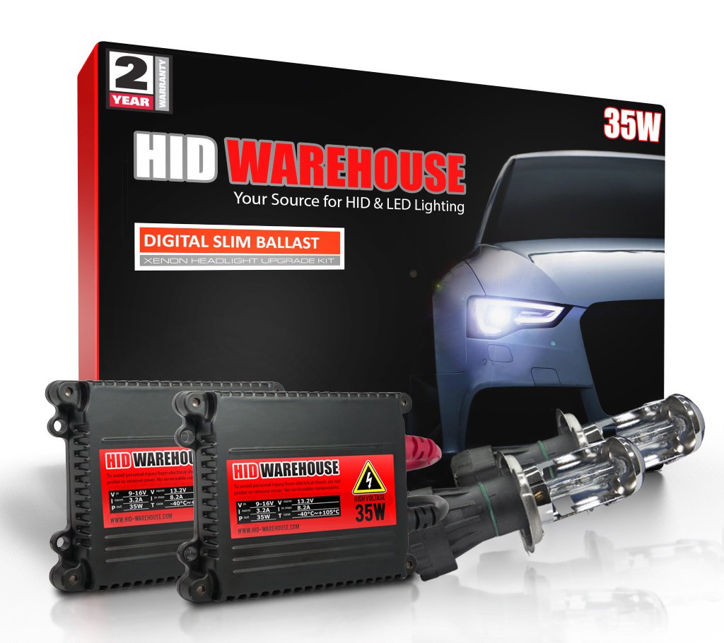 HID-Warehouse 35 W Xenon HID Conversion Kit Waterproof Headlight FogLight - Picture 19 of 27