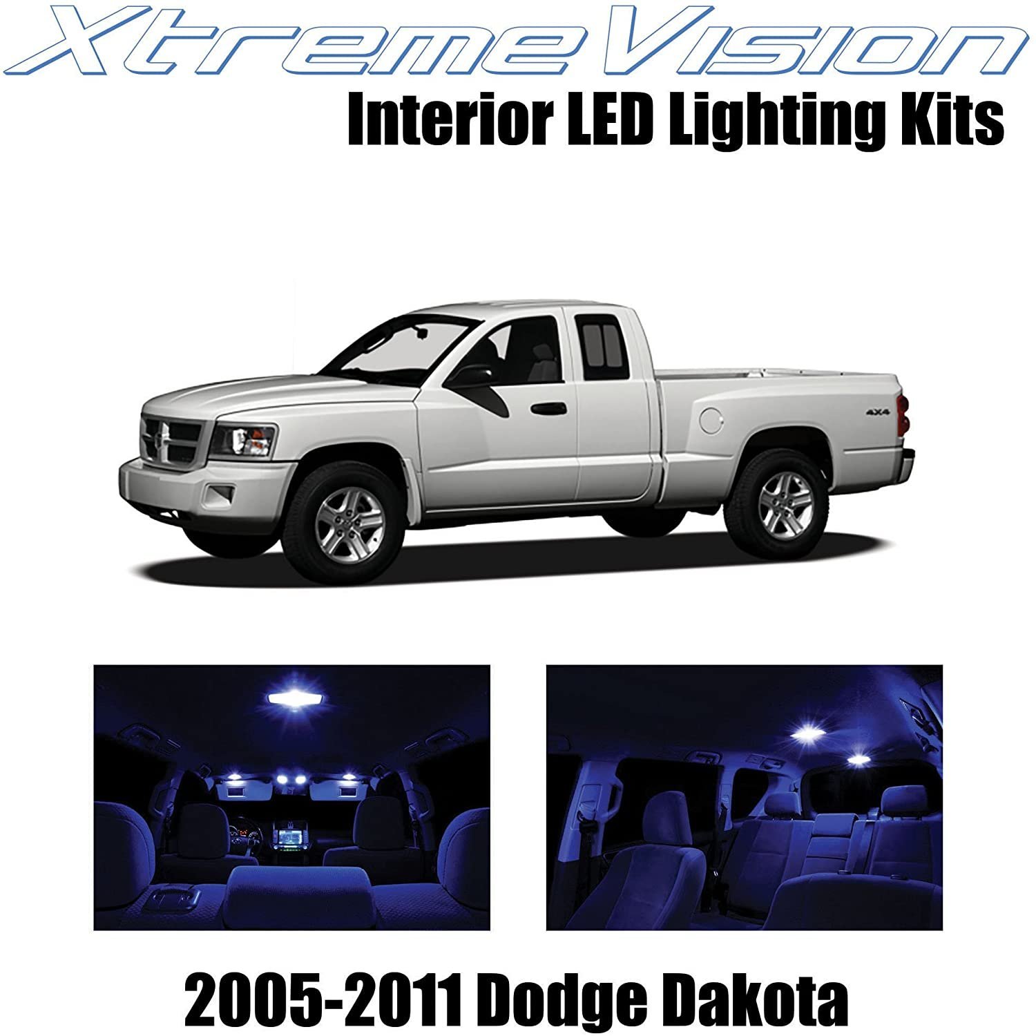 XtremeVision Interior LED for Dodge Dakota 2005-2011 (8 pcs) - Picture 3 of 31