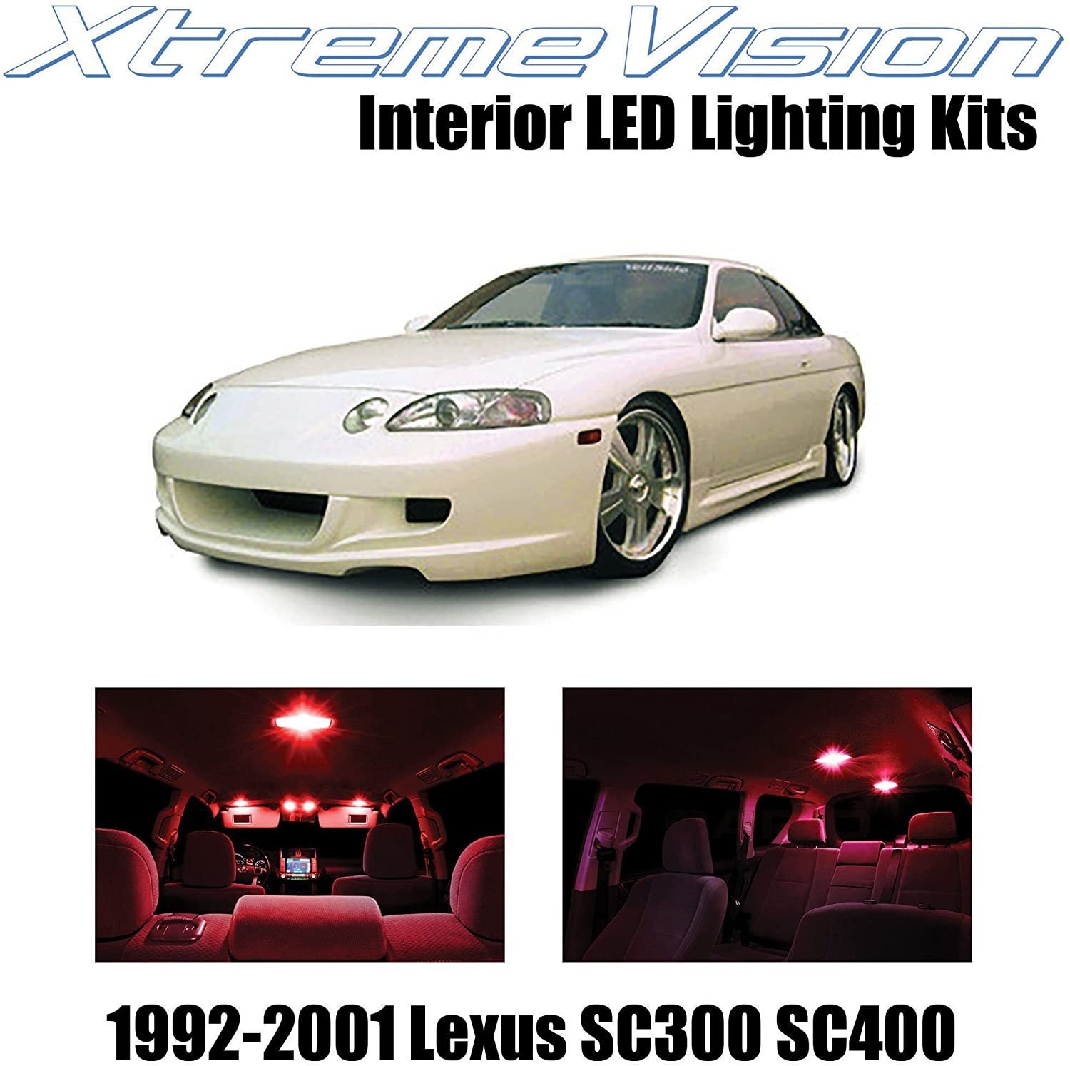 XtremeVision Interior LED for Lexus SC300 SC400 1992-2001 (5 pcs) - Picture 27 of 31