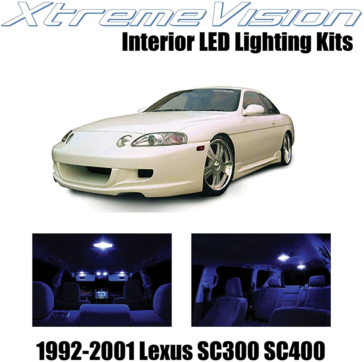XtremeVision Interior LED for Lexus SC300 SC400 1992-2001 (5 pcs) - Picture 3 of 31