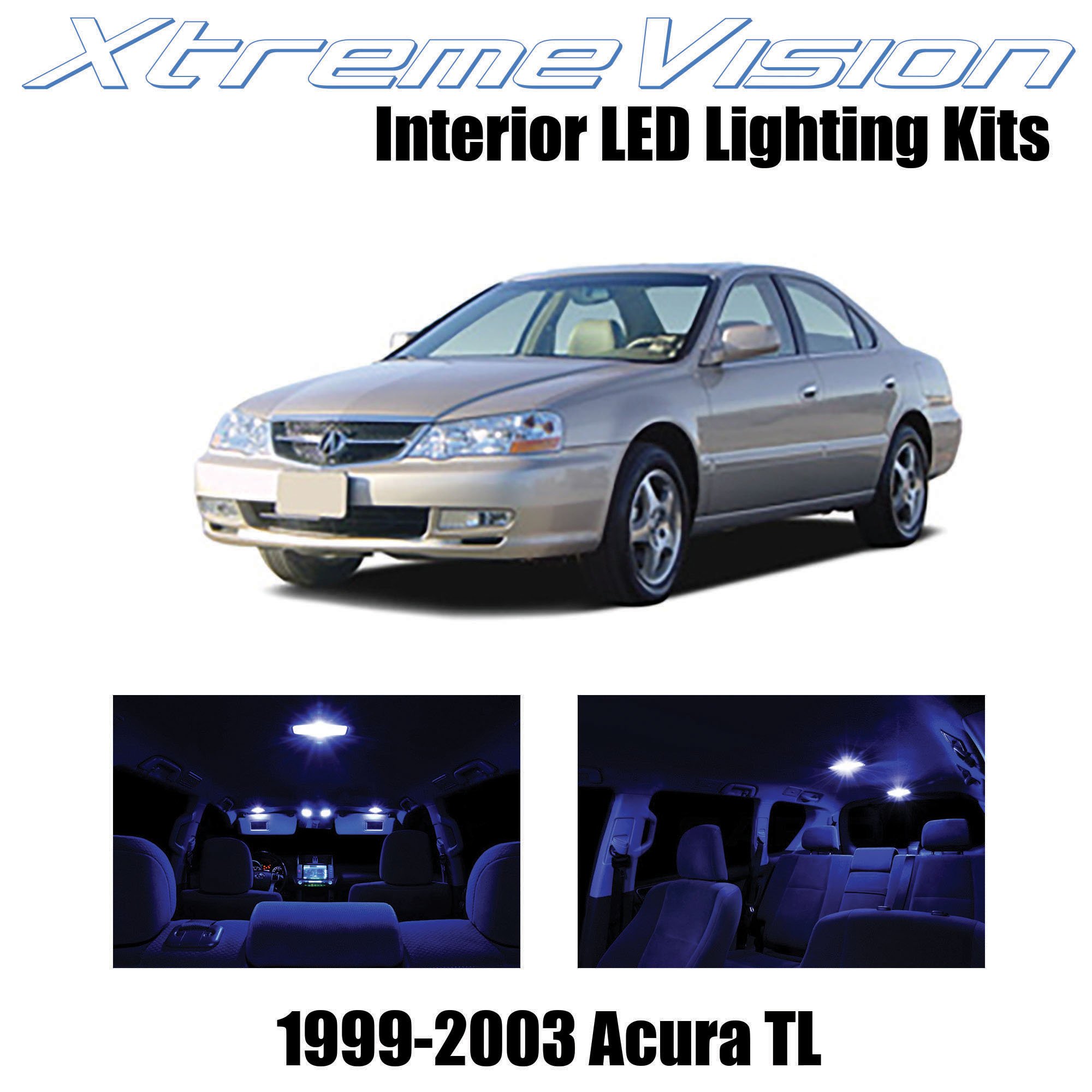 XtremeVision Interior LED for Acura TL 1999-2003 (10 pcs) - Foto 2 di 36