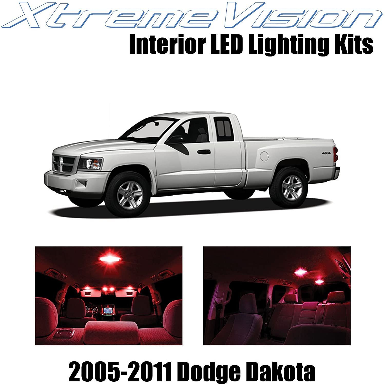XtremeVision Interior LED for Dodge Dakota 2005-2011 (8 pcs) - Picture 27 of 31