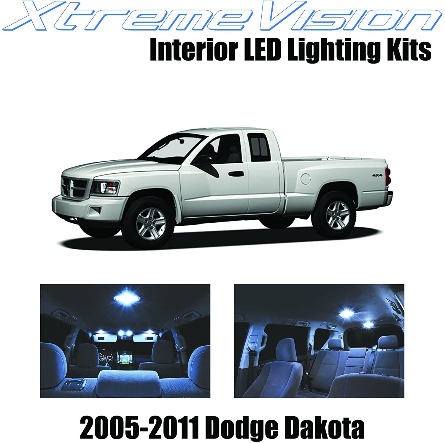 XtremeVision Interior LED for Dodge Dakota 2005-2011 (8 pcs) - Picture 8 of 31