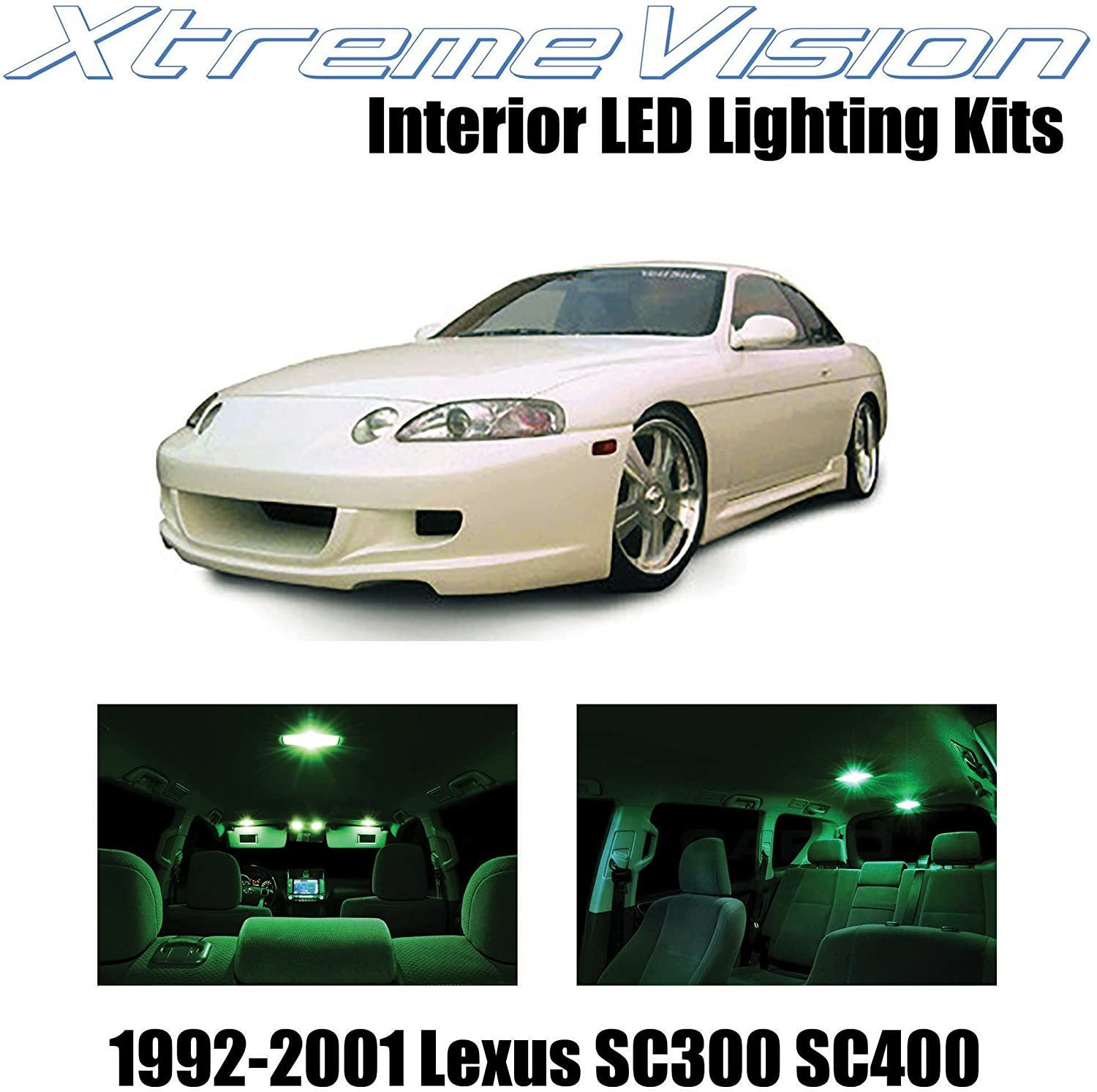 XtremeVision Interior LED for Lexus SC300 SC400 1992-2001 (5 pcs) - Picture 13 of 31