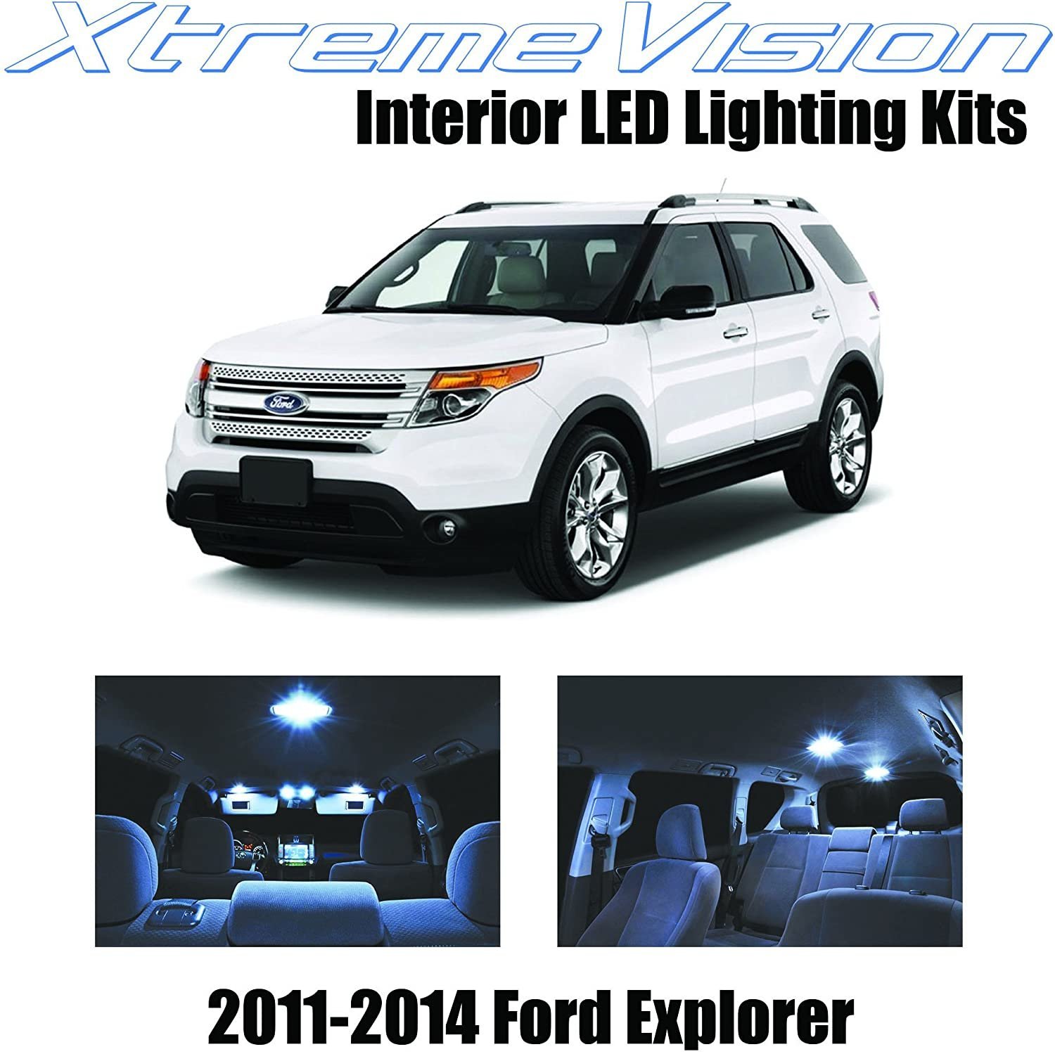 XtremeVision Interior LED for Ford Explorer 2011-2014 (6 pcs) - Picture 8 of 31