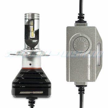 Zeus LED Conversion Kit ZC80 HIR2 ヤリス 9012 LED Bulb Mini Size 80W 16,000LM Per Pair CanBus Ready